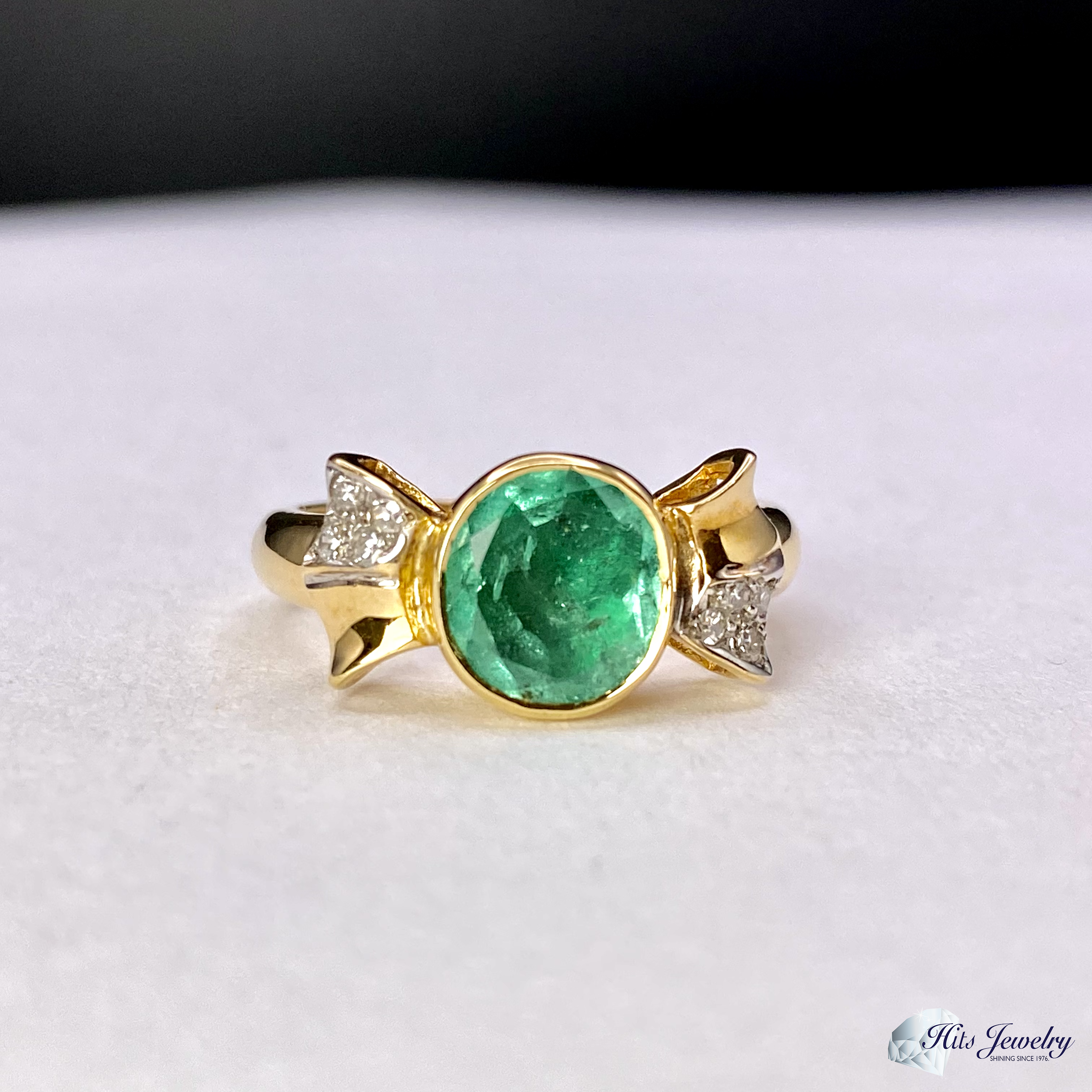 Emerald and Sapphire Cocktail Ring | The Perfect Setting, Inc